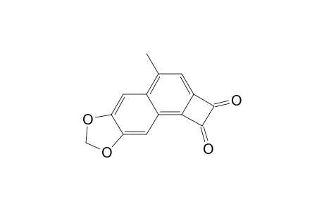 4-Methylcyclobuta[5,6]naphtho[2,3-d][1,3]dioxole-1,2-dione