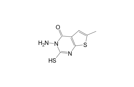 3-Amino-6-methyl-2-sulfanylthieno[2,3-d]pyrimidin-4(3H)-one