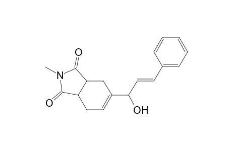 3(E)-(1-hydroxy-3-phenyl-2-propenyl)-8-methyl-8-azabicyclo[4.3.0]nona-3-en-7,9-dione