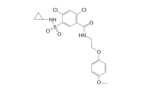 Benzamide, 2,4-dichloro-5-[(cyclopropylamino)sulfonyl]-N-[2-(4-methoxyphenoxy)ethyl]-