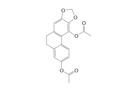 4,7-DIACETOXY-2,3-METHYLENEDIOXY-9,10-DIHYDROPHENANTHRENE