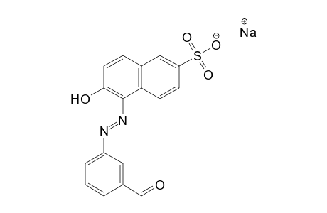 2-Naphthalenesulfonic acid, 5-[(3-formylphenyl)azo]-6-hydroxy-, monosodium salt
