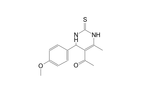 ethanone, 1-[1,2,3,4-tetrahydro-4-(4-methoxyphenyl)-6-methyl-2-thioxo-5-pyrimidinyl]-