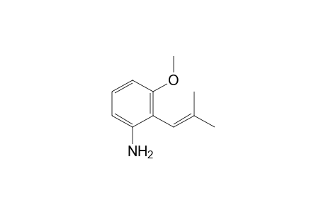 3-Methoxy-2-(2-methylprop-1-enyl)aniline