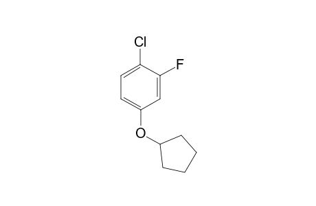 1-chloro-4-(cyclopentoxy)-2-fluoro-benzene