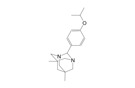 2-(4-isopropoxyphenyl)-5,7-dimethyl-1,3-diazatricyclo[3.3.1.1~3,7~]decane