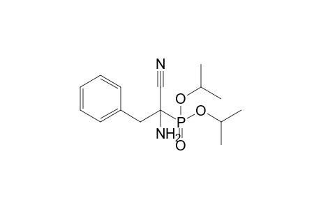 2-amino-2-di(propan-2-yloxy)phosphoryl-3-phenylpropanenitrile