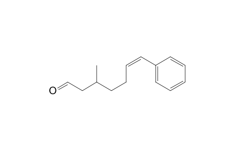 (+-)-(Z)-3-Methyl-7-phenyl-6-heptenal