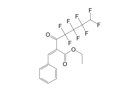 Z-ETHYL-2-BENZYLIDENE-3-OXO-4,4,5,5,6,6,7,7-OCTAFLUOROHEPTANOATE;MINOR_ISOMER