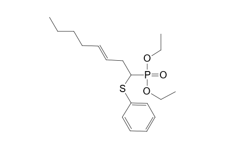 Diethyl (1-phenylthiooct-3-en-1-yl)phosphonate