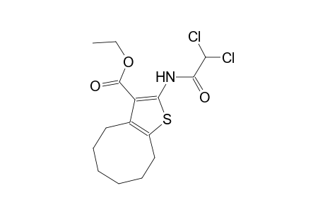 ethyl 2-[(dichloroacetyl)amino]-4,5,6,7,8,9-hexahydrocycloocta[b]thiophene-3-carboxylate