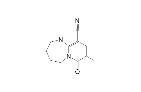 7-keto-8-methyl-2,3,4,5,8,9-hexahydro-1H-pyrido[1,2-a][1,3]diazepine-10-carbonitrile