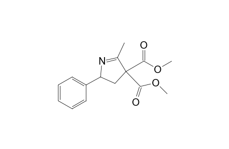 Dimethyl Ester of 2-Methyl-5-phenyl-4,5-dihydropyrrole-3,3-dicarboxylic Acid