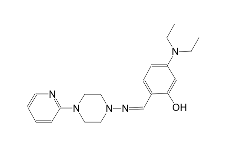 phenol, 5-(diethylamino)-2-[(Z)-[[4-(2-pyridinyl)-1-piperazinyl]imino]methyl]-