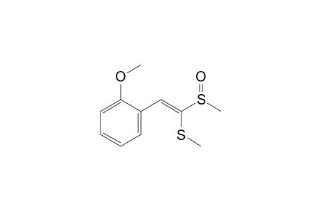 1-(2-Methoxyphenyl)-2-(methylsulfinyl)-2-(methylthio)ethene