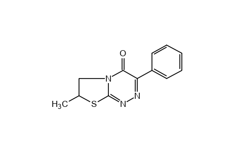 6,7-dihydro-7-methyl-3-phenyl-4H-thiazolo[2,3-c]-as-triazin-4-one