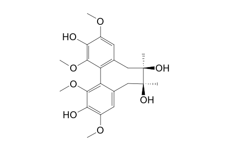 SZ-M9 [(7S,8R,R-biar)-6,7,8,9-tetrahydro-1,3,12,14-tetramethoxy-7,8-dimethyl-2,7,8,13-dibenzo[a,c]cyclooctenetetraol]