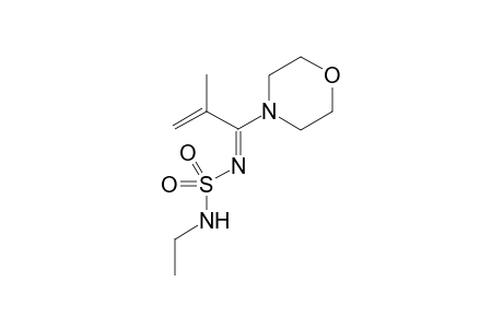 N-Ethyl-N'-(2-methyl-1-morpholino-2-propen-1-ylidene)sulfamide