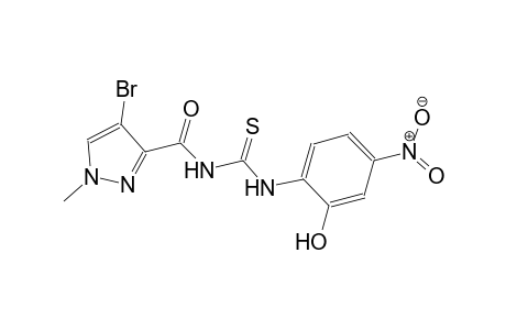 N-[(4-bromo-1-methyl-1H-pyrazol-3-yl)carbonyl]-N'-(2-hydroxy-4-nitrophenyl)thiourea