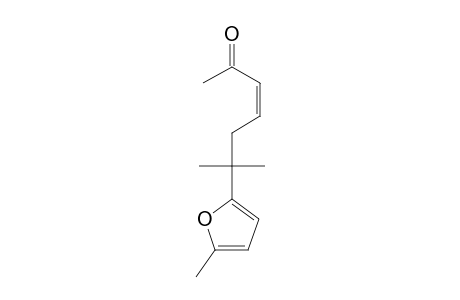 (3Z)-6-Methyl-6-(5-methyl-2-furyl)-3-hepten-2-one