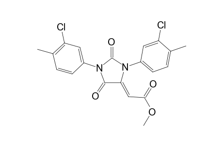 Methyl (Z)-2-[1,3-Bis(3-chloro-4-methylphenyl)-2,5-dioxoimidazolidin-4-ylidene]acetate