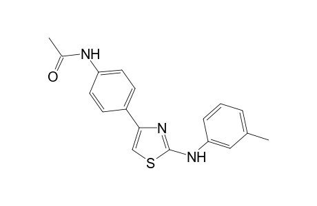 Acetamide, N-[4-[2-[(3-methylphenyl)amino]-4-thiazolyl]phenyl]-