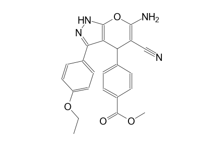 methyl 4-[6-amino-5-cyano-3-(4-ethoxyphenyl)-1,4-dihydropyrano[2,3-c]pyrazol-4-yl]benzoate