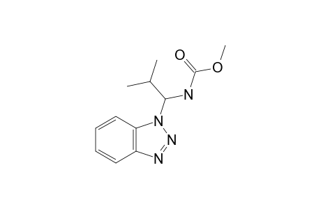 N-[1-(benzotriazol-1-yl)-2-methyl-propyl]carbamic acid methyl ester