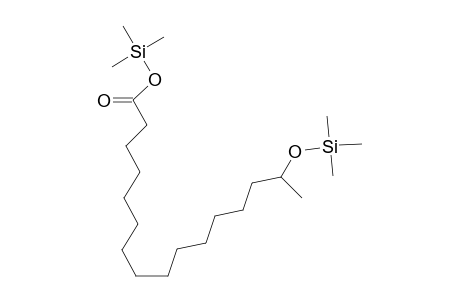 Hexadecanoic acid <15-hydroxy->, di-TMS