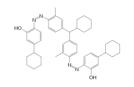 Cyclohehyl[4-[(4-cyclohexyl-2-hydroxyphenyl)azo]-3-methylphenyl]methane