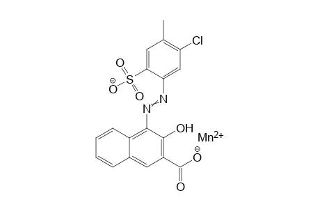 2-Naphthalenecarboxylic acid, 4-[(5-chloro-4-methyl-2-sulfophenyl)azo]-3-hydroxy-, manganese salt