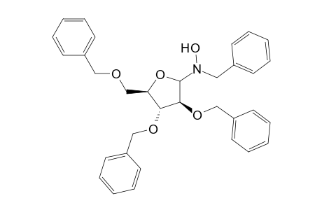 N-Benzyl-2,3,5-tris[O-benzyl]-N-hydroxy-D-arabinofuranosyl-amine