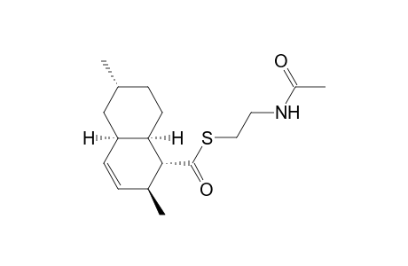 (1R,2S,4aR,6R,8aR)-1,2,4a,5,6,7,8,8a-Octahydro-2,6-dimethyl-naphthalene-1-carboxylic acid N-acetylcysteamine thioester