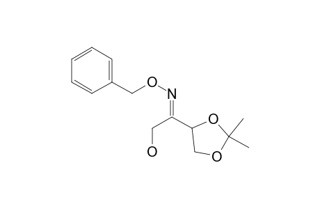 (2E)-2-(benzyloxyimino)-2-(2,2-dimethyl-1,3-dioxolan-4-yl)ethanol