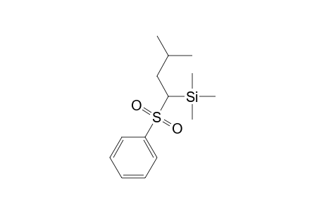 Silane, trimethyl[3-methyl-1-(phenylsulfonyl)butyl]-
