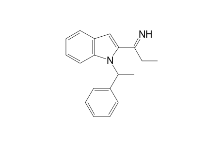 1-[1-(1-Phenylethyl)-1H-indol-2-yl]propan-1-imine