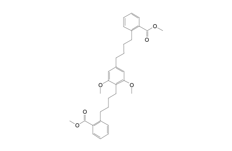 1,5-Dimethoxy-1,4-bis[4-{2'-methoxycarbonylphenyl)butyl] benzene