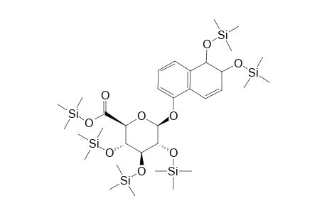 .beta.-D-Glucopyranosiduronic acid, 1,2-dihydrobis[(trimethylsilyl)oxy]naphthalenyl 2,3,4-tris-O-(trimethylsilyl)-, trimethylsilyl ester