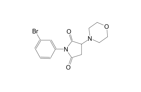 2,5-pyrrolidinedione, 1-(3-bromophenyl)-3-(4-morpholinyl)-