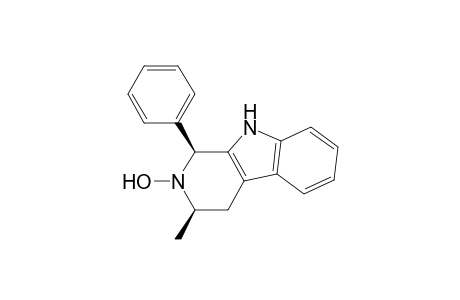 1H-Pyrido[3,4-b]indole, 2,3,4,9-tetrahydro-2-hydroxy-3-methyl-1-phenyl-, cis-