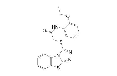 acetamide, N-(2-ethoxyphenyl)-2-([1,2,4]triazolo[3,4-b]benzothiazol-3-ylthio)-