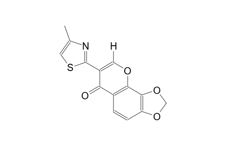 7-(4-methyl-1,3-thiazol-2-yl)-6H-[1,3]dioxolo[4,5-h]chromen-6-one