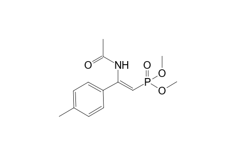 (Z)-Dimethyl 2-acetamido-2-p-tolylvinylphosphonate