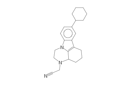 2-(10-Cyclohexyl-2,3,3a,4,5,6-hexahydro-1H-pyrazino[3,2,1-j,k]carbazol-4-yl)acetonitrile