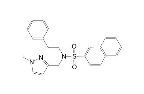 2-naphthalenesulfonamide, N-[(1-methyl-1H-pyrazol-3-yl)methyl]-N-(2-phenylethyl)-