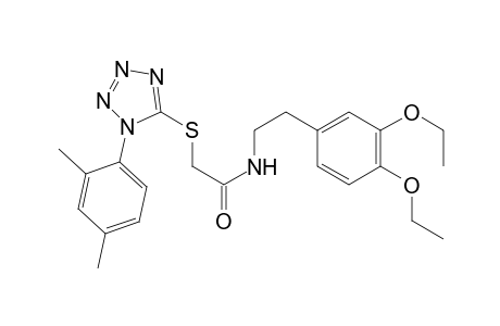 N-[2-(3,4-diethoxyphenyl)ethyl]-2-[1-(2,4-dimethylphenyl)tetrazol-5-yl]sulfanyl-acetamide