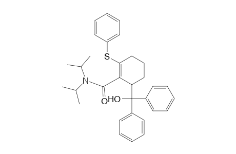 1-Cyclohexene-1-carboxamide, 6-(hydroxydiphenylmethyl)-N,N-bis(1-methylethyl)-2-(phenylthio)-