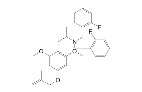 N,N-bis(2-Fluorobenzyl)-2,5-dimethoxy-4-(2-methyl-2-propenoxy)amphetamine