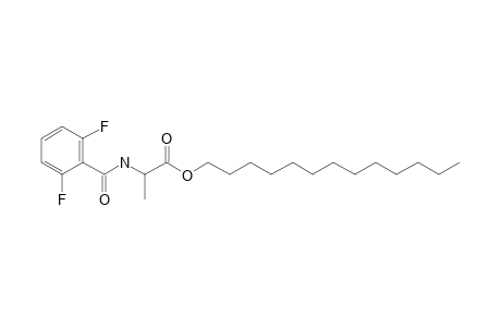 L-Alanine, N-(2,6-difluorobenzoyl)-, tridecyl ester