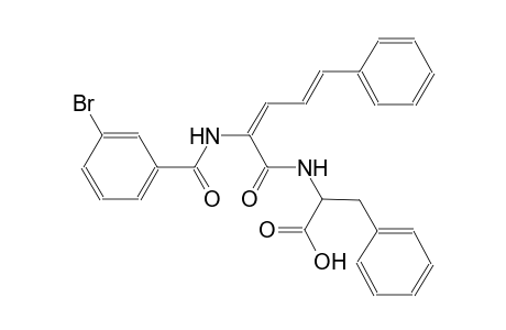 phenylalanine, N-[(2E,4E)-2-[(3-bromobenzoyl)amino]-1-oxo-5-phenyl-2,4-pentadienyl]-